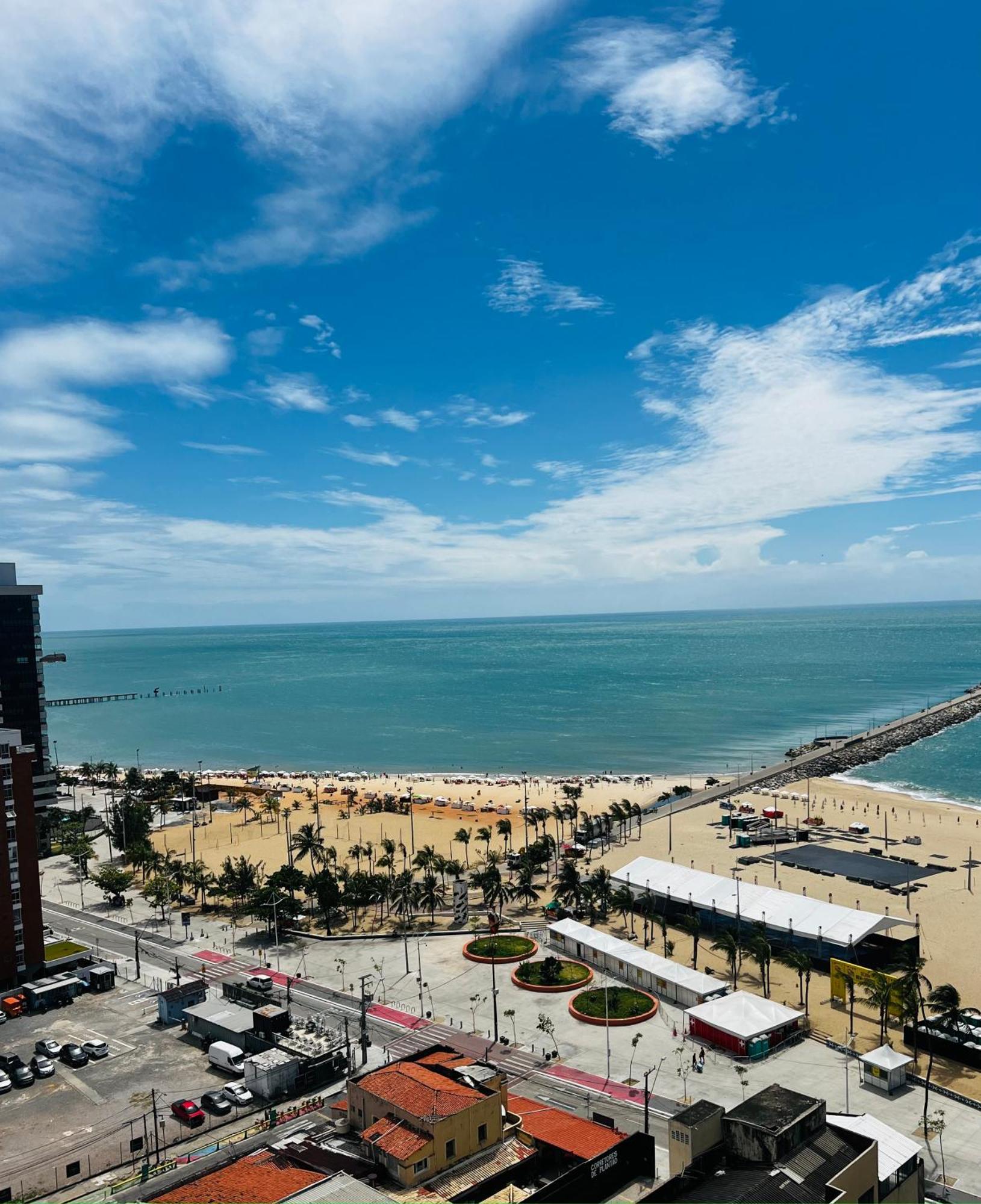 Flat Praia De Iracema Vista Mar Fortaleza  Zewnętrze zdjęcie